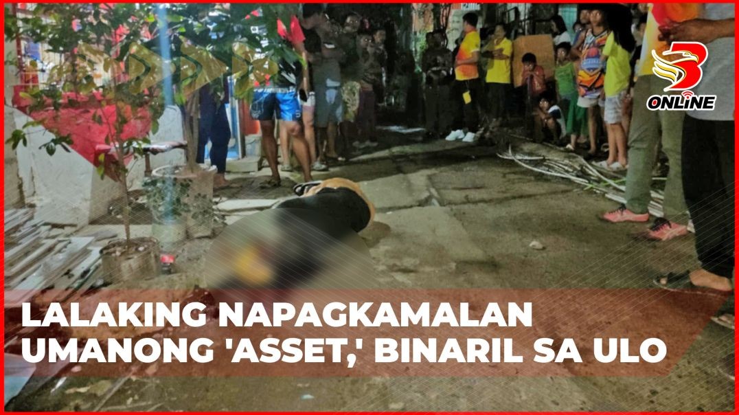 Lalaking napagkamalan umanong 'asset,' binaril sa ulo