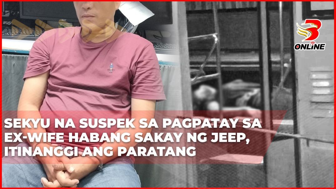 Sekyu na suspek sa pagpatay sa ex-wife habang sakay ng jeep, itinanggi ang paratang