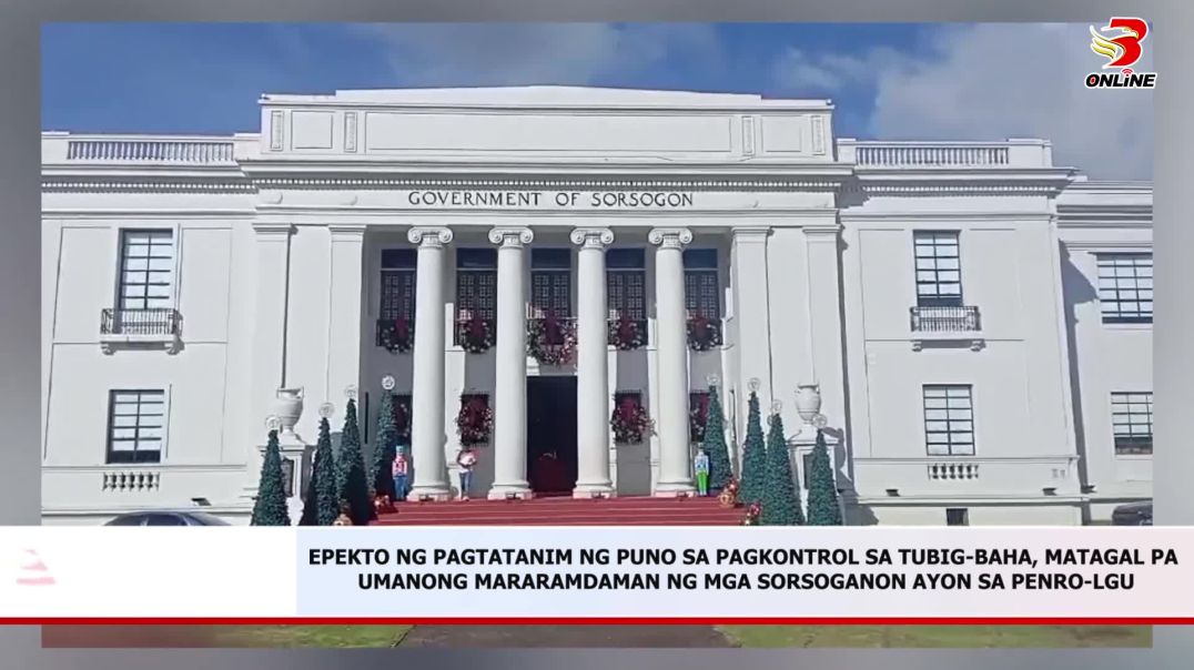⁣Epekto ng pagtatanim ng puno sa pagkontrol sa tubig-baha, matagal pa umanong mararamdaman ng mga sor
