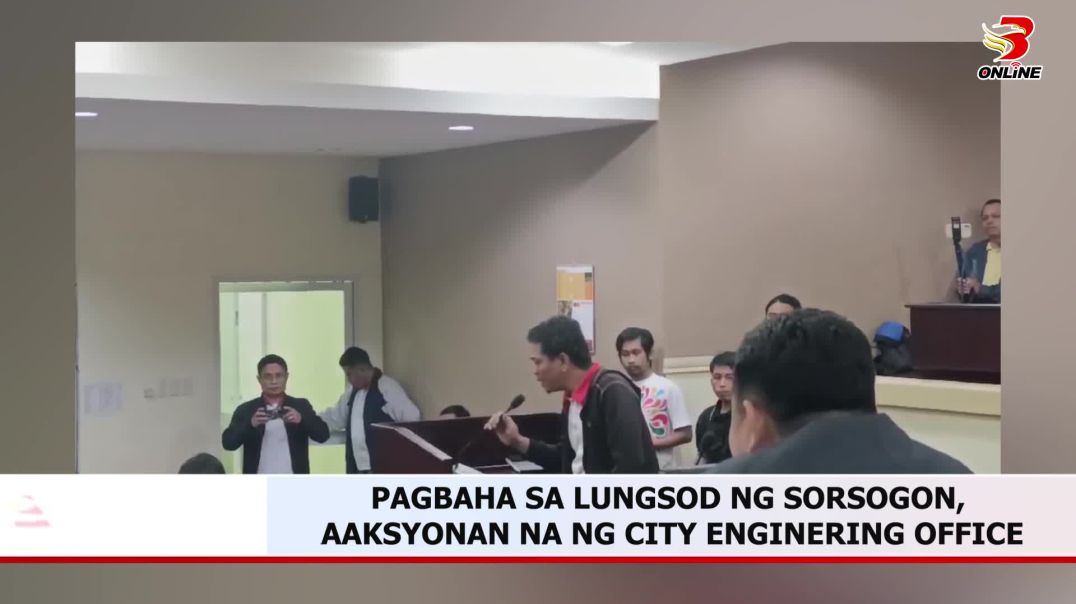 ⁣Pagbaha sa lungsod ng Sorsogon, aaksyonan na ng City Enginering Office
