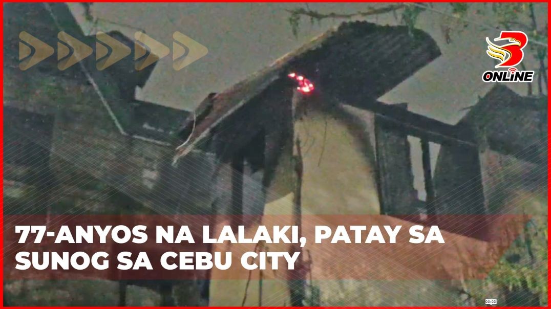 77-anyos na lalaki, patay sa sunog sa Cebu City