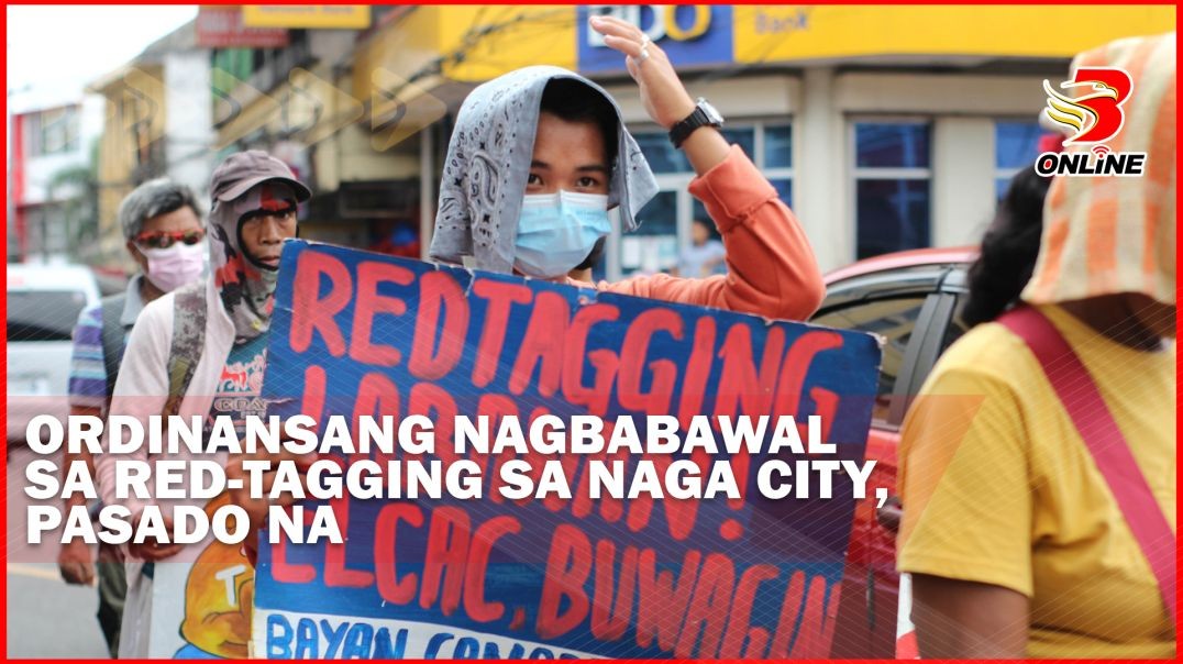 Ordinansang nagbabawal sa Red-Tagging, pasado na sa Naga City