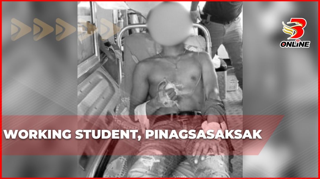 Working student, pinagsasaksak
