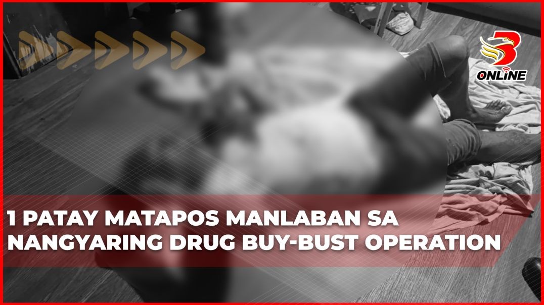 1 patay matapos manlaban sa nangyaring drug buy-bust operation