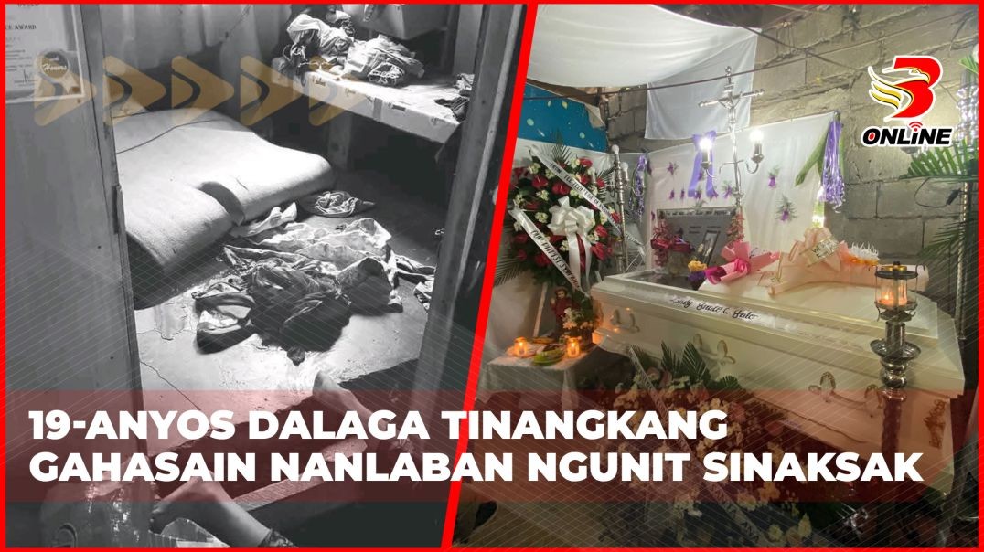 ⁣19-anyos dalaga tinangkang gahasain nanlaban ngunit sinaksak