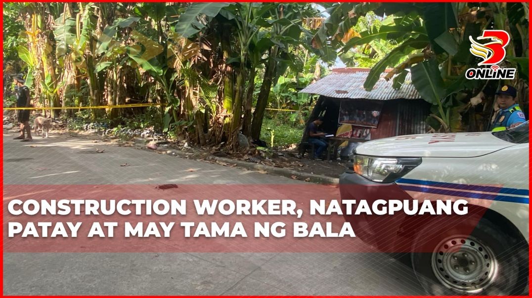 Construction worker, natagpuang patay at may tama ng bala