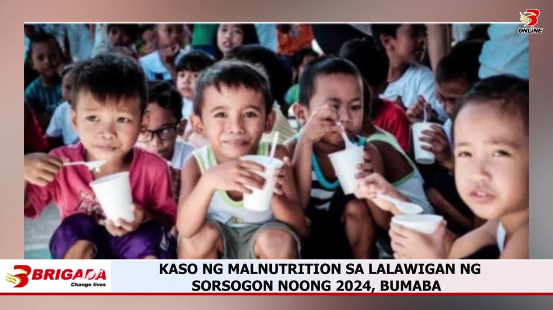 ⁣KASO NG MALNUTRITION SA LALAWIGAN NG SORSOGON NOONG 2024, BUMABA