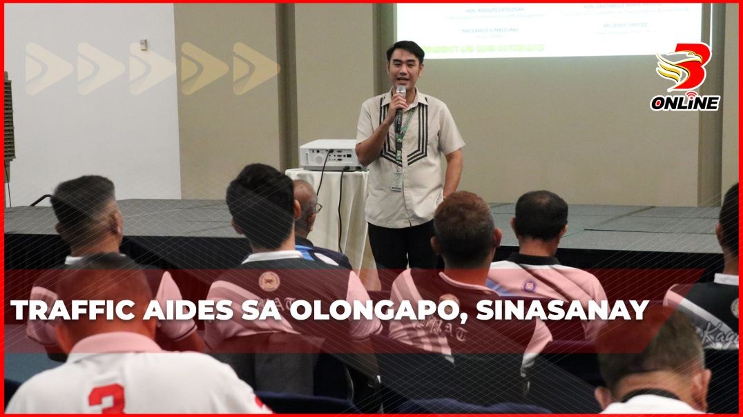 ⁣Traffic aides sa Olongapo, sinasanay