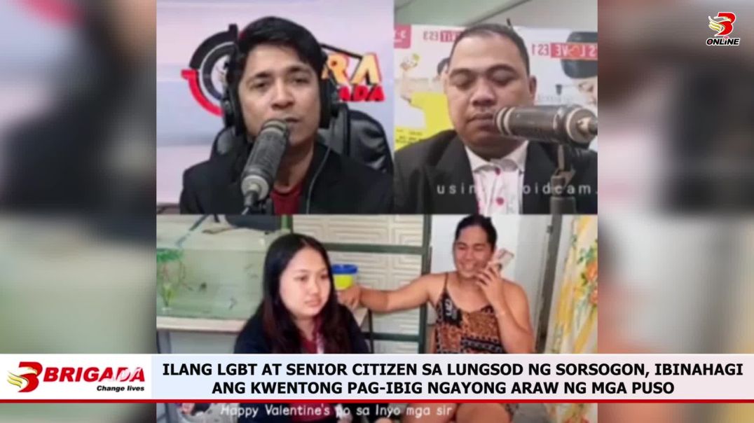 ⁣ILANG LGBT AT SENIOR CITIZEN SA LUNGSOD NG SORSOGON, IBINAHAGI ANG KWENTONG PAG-IBIG NGAYONG ARAW NG