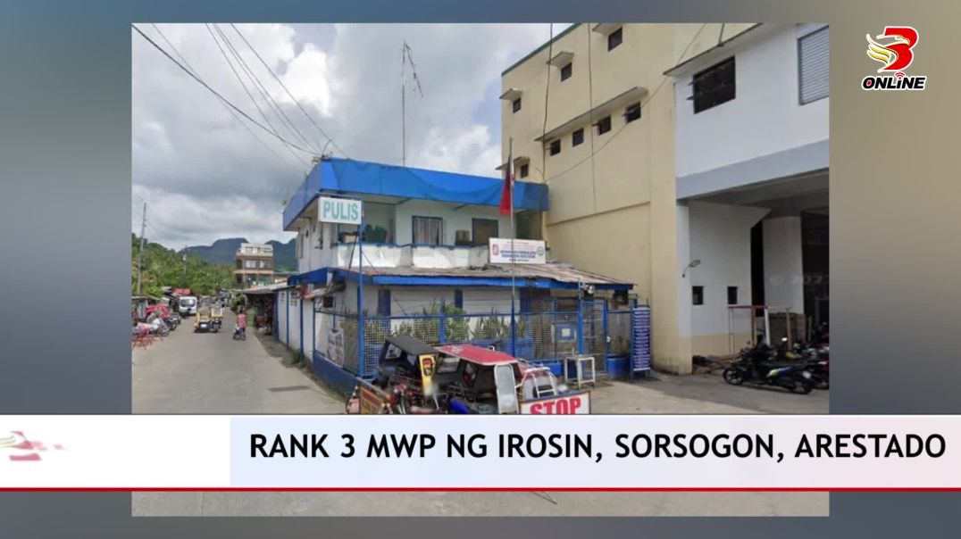 ⁣RANK 3 MWP NG IROSIN, SORSOGON, ARESTADO