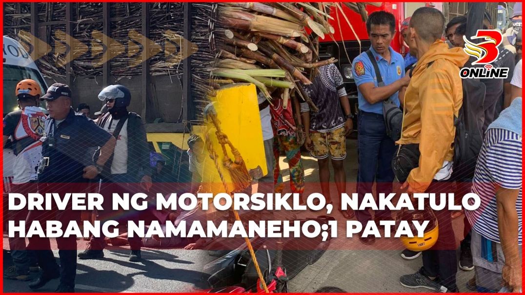 Driver ng motorsiklo, nakatulog habang namamaneho;1 patay