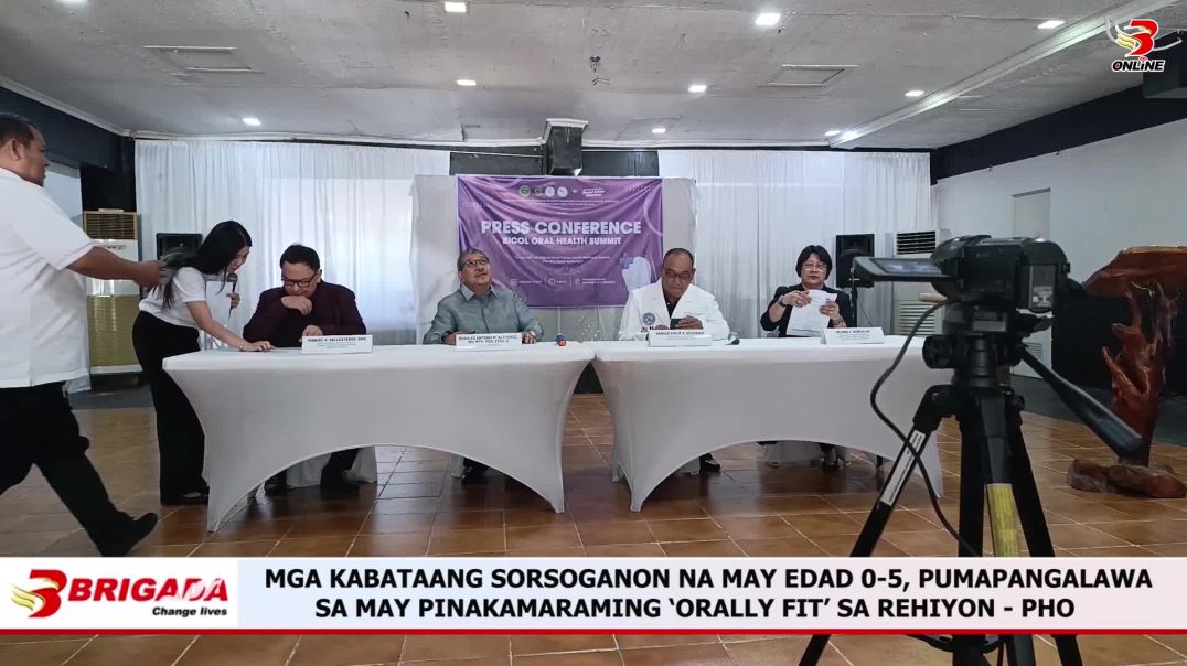 ⁣MGA KABATAANG SORSOGANON NA MAY EDAD 0-5, PUMAPANGALAWA SA MAY PINAKAMARAMING ‘ORALLY FIT’ SA REHIYO