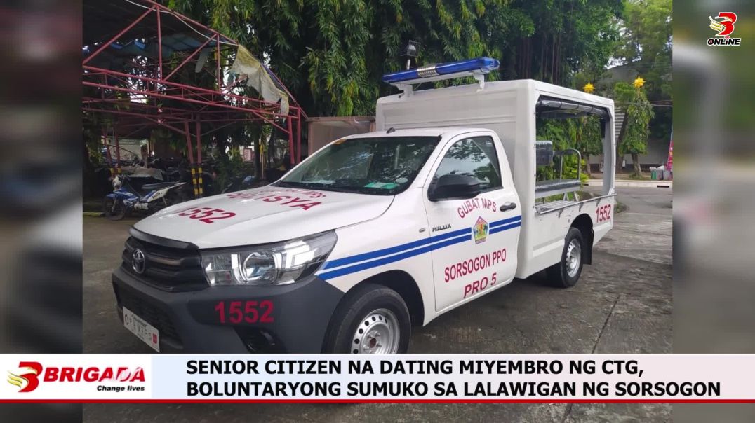 ⁣Senior citizen na dating miyembro ng CTG, boluntaryong sumuko sa lalawigan ng Sorsogon