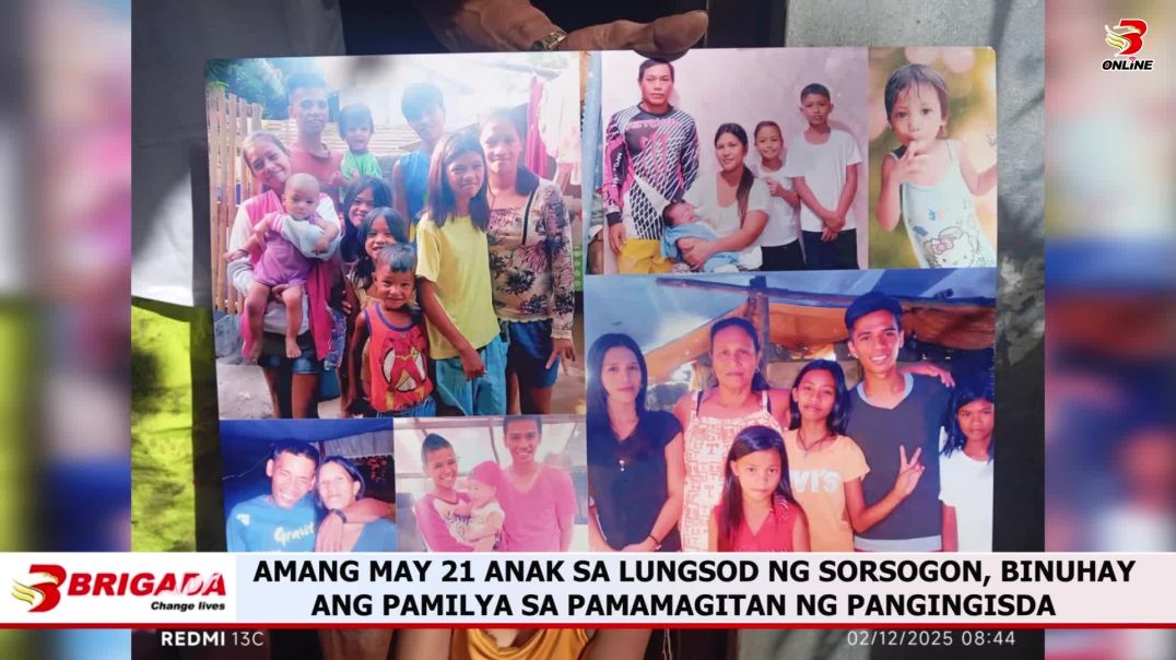 AMANG MAY 21 ANAK SA LUNGSOD NG SORSOGON, BINUHAY ANG PAMILYA SA PAMAMAGITAN NG PANGINGISDA