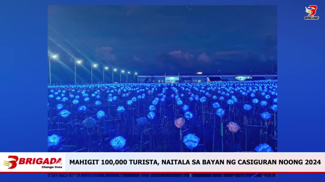 ⁣MAHIGIT 100,000 TURISTA, NAITALA SA BAYAN NG CASIGURAN NOONG 2024