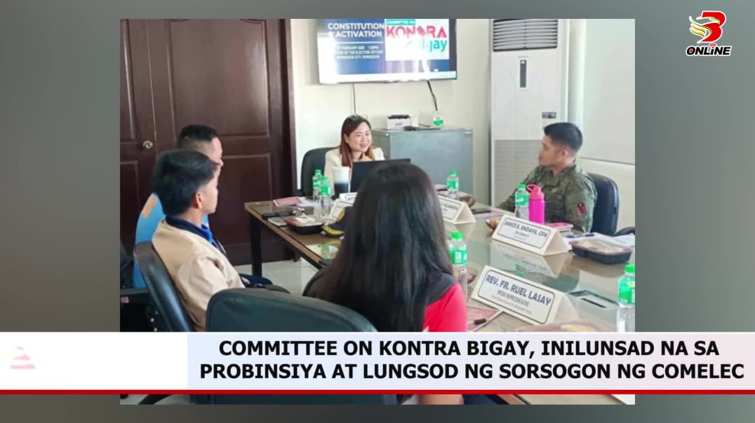 ⁣COMMITTEE ON KONTRA BIGAY, INILUNSAD NA SA PROBINSIYA AT LUNGSOD NG SORSOGON NG COMELEC