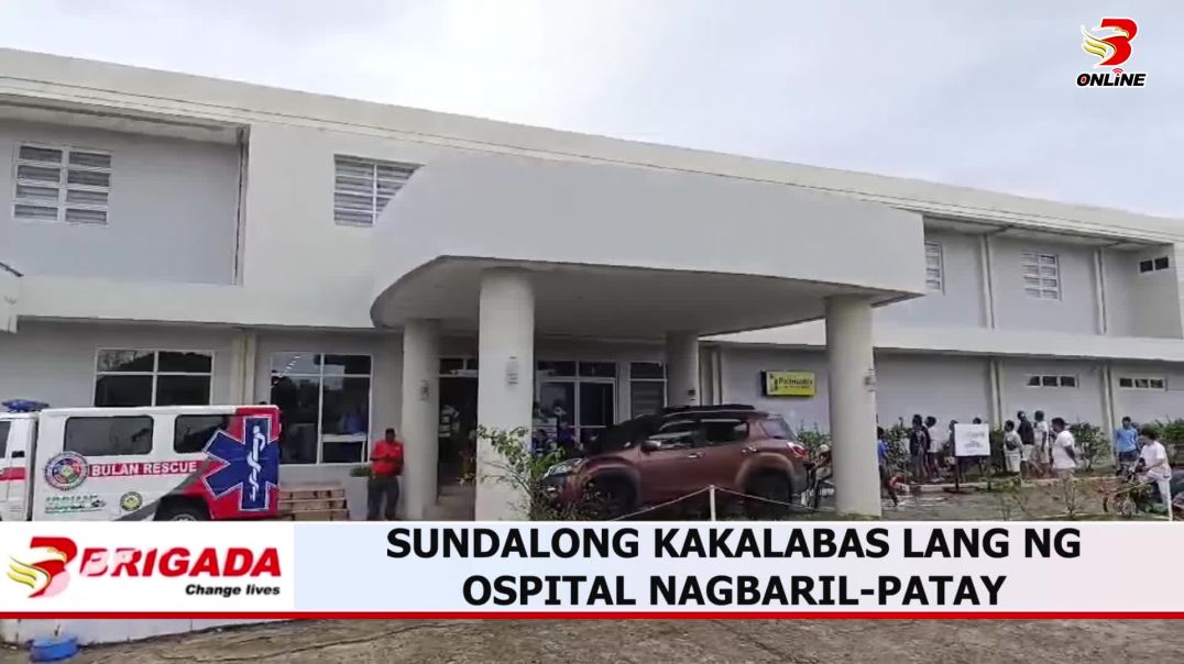 ⁣SUNDALONG KAKALABAS LANG NG OSPITAL NAGBARIL-PATAY
