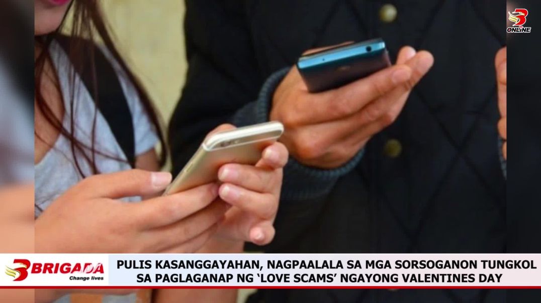 ⁣PULIS KASANGGAYAHAN, NAGPAALALA SA MGA SORSOGANON TUNGKOL SA PAGLAGANAP NG ‘LOVE SCAMS’ NGAYONG VALE
