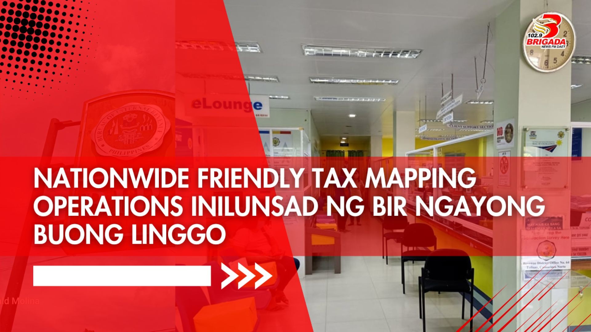 ⁣Nationwide Friendly Tax Mapping Operations inilunsad ng BIR ngayong buong linggo