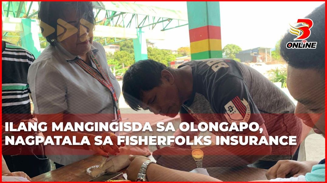 ⁣Ilang mangingisda sa Olongapo, nagpatala sa Fisherfolks Insurance