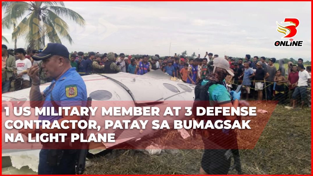 1 US military member at 3 defense contractor, patay sa bumagsak na light plane