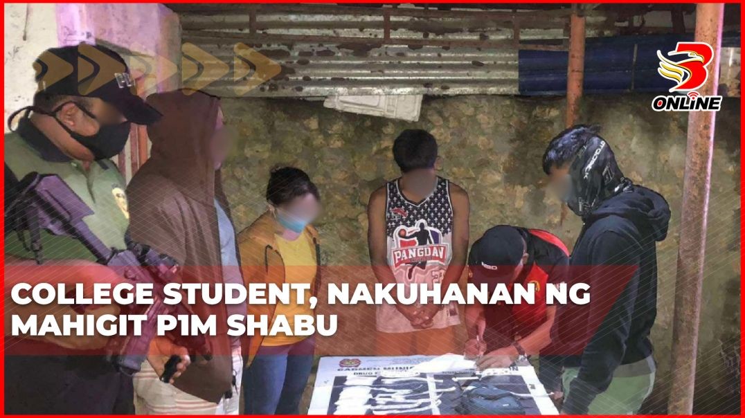 College student, nakuhanan ng mahigit P1M shabu