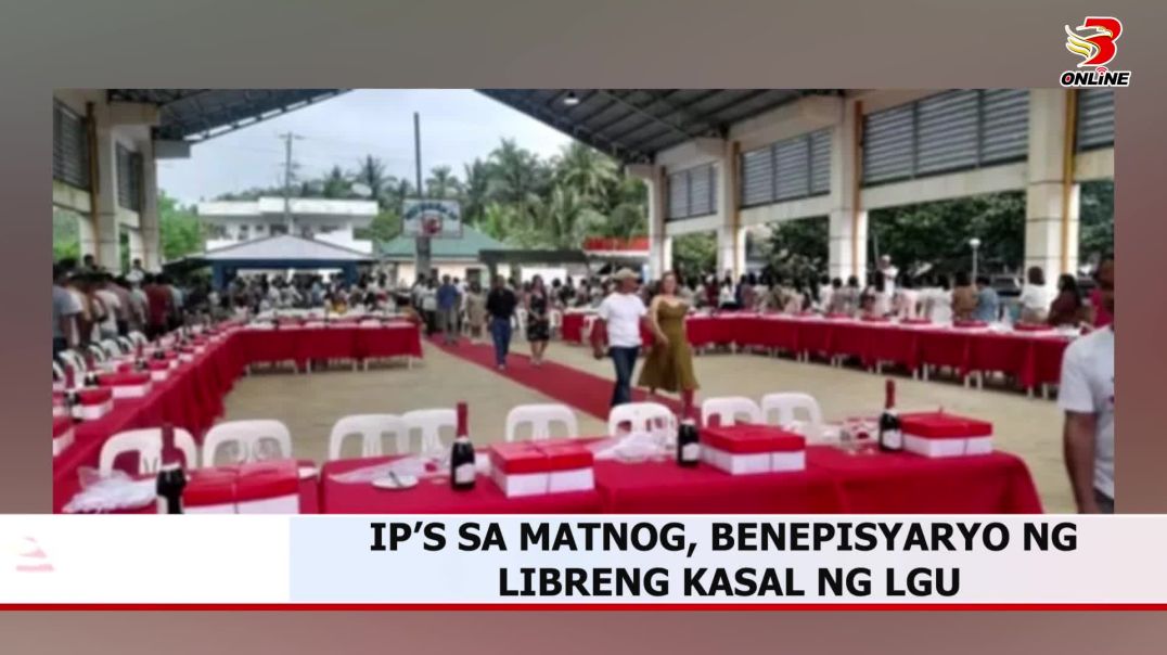 ⁣IP’s sa Matnog, benepisyaryo ng libreng kasal ng LGU