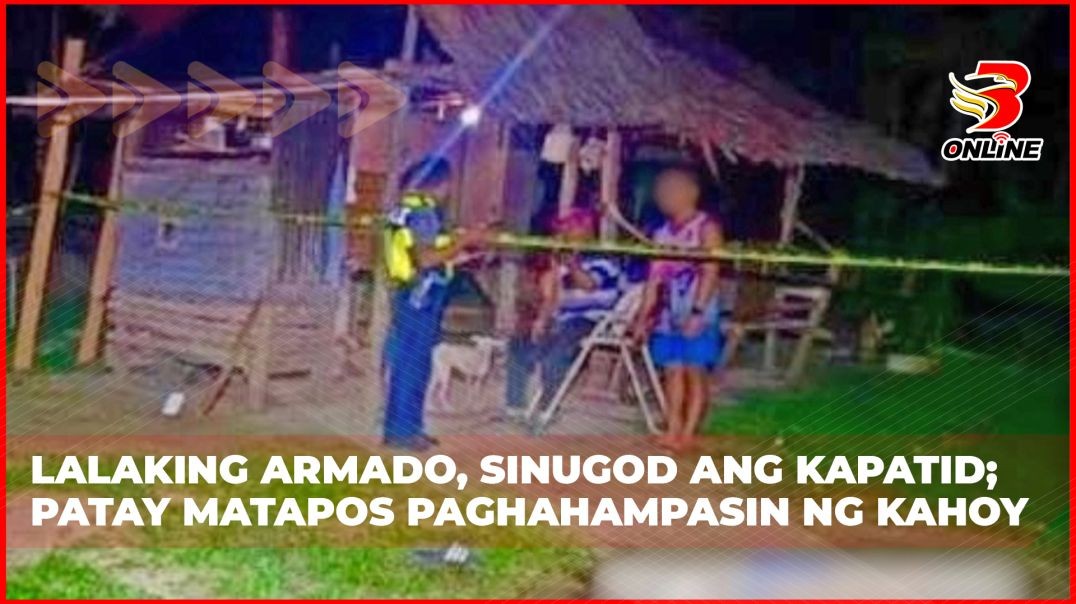 Lalaking armado, sinugod ang kapatid;Patay matapos paghahampasin ng kahoy