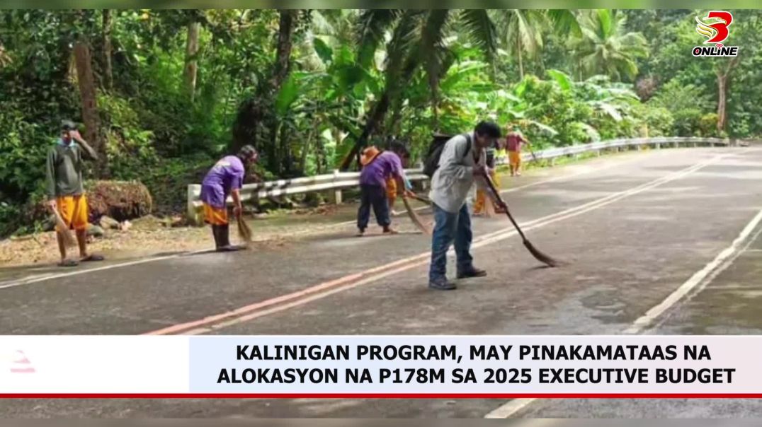 ⁣KALINIGAN PROGRAM, MAY PINAKAMATAAS NA ALOKASYON NA P178M SA 2025 EXECUTIVE BUDGET