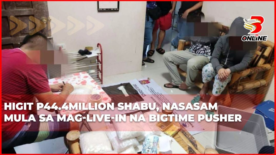 Higit P44.4Million shabu, nasasam mula sa mag-live-in na bigtime pusher
