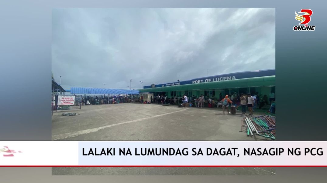 Lalaki na lumundag sa dagat, nasagip ng PCG