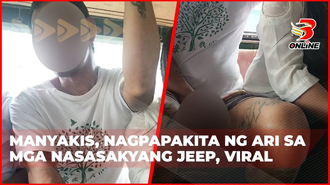 Manyakis, nagpapakita ng ari sa mga nasasakyang jeep, viral