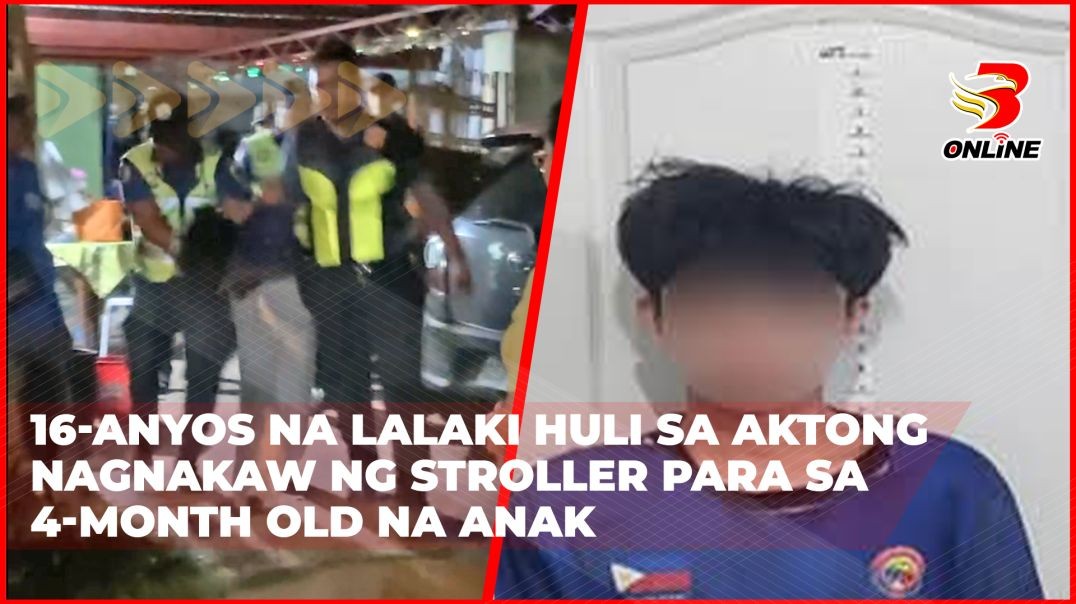16-anyos na lalaki huli sa aktong nagnakaw ng stroller para sa 4-month old na anak