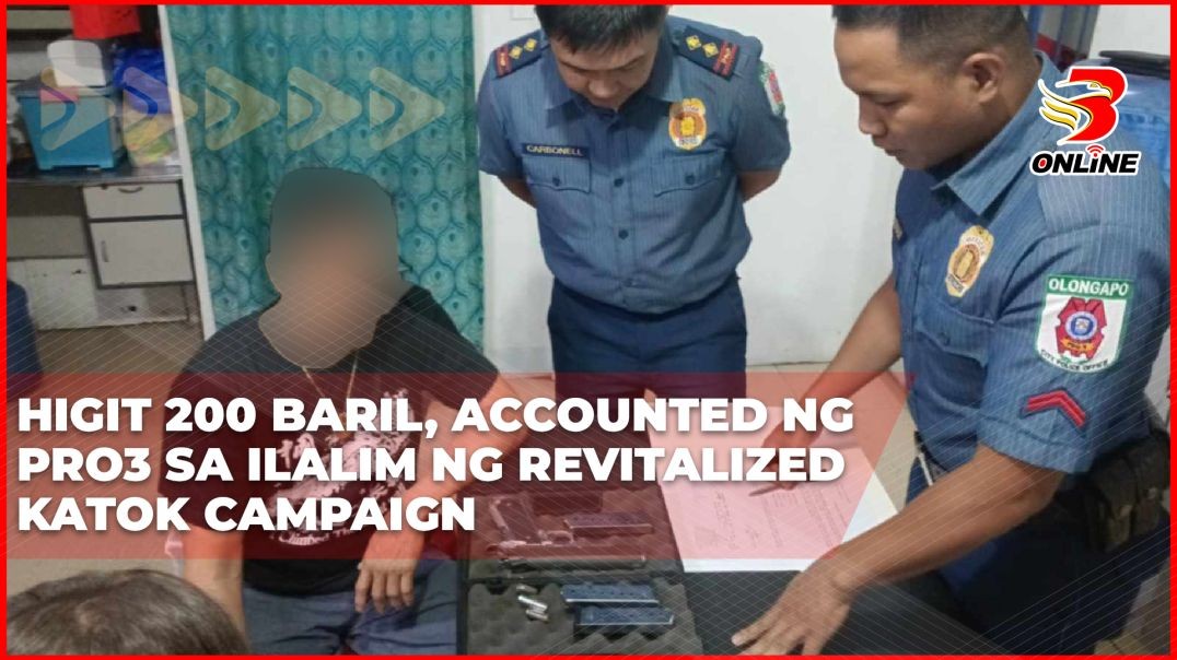 ⁣Higit 200 baril, accounted ng PRO3 sa ilalim ng Revitalized Katok campaign