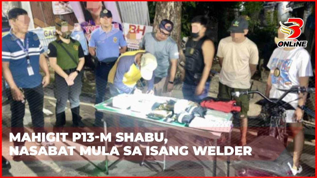 Mahigit P13-M shabu, nasabat mula sa isang welder