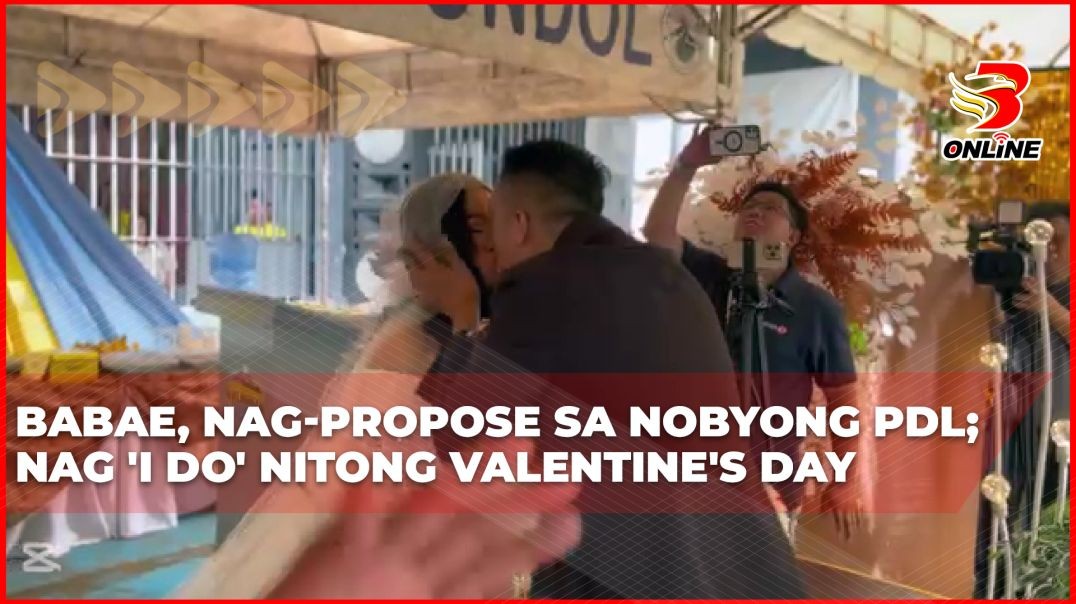 Babae, nag-propose sa nobyong PDL; Nag 'I do'; nitong Valentine's Day