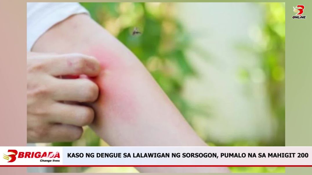 ⁣KASO NG DENGUE SA LALAWIGAN NG SORSOGON, PUMALO NA SA MAHIGIT 200