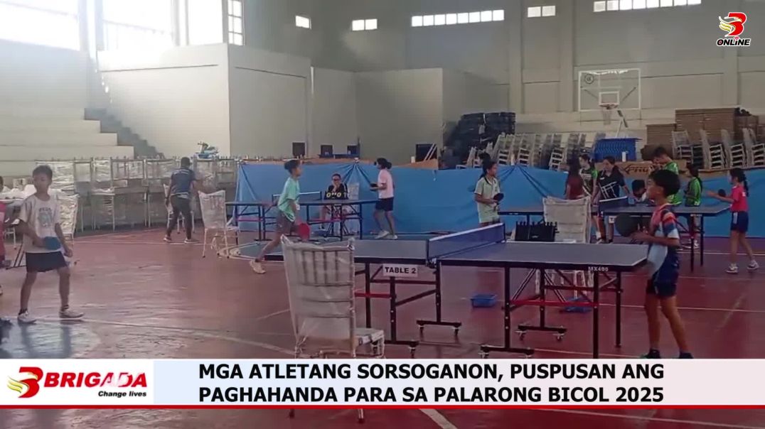⁣MGA ATLETANG SORSOGANON, PUSPUSAN ANG PAGHAHANDA PARA SA PALARONG BICOL 2025
