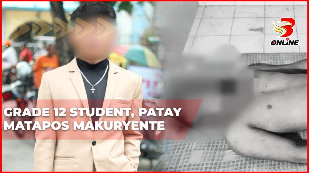 Grade 12 student, patay matapos makuryente