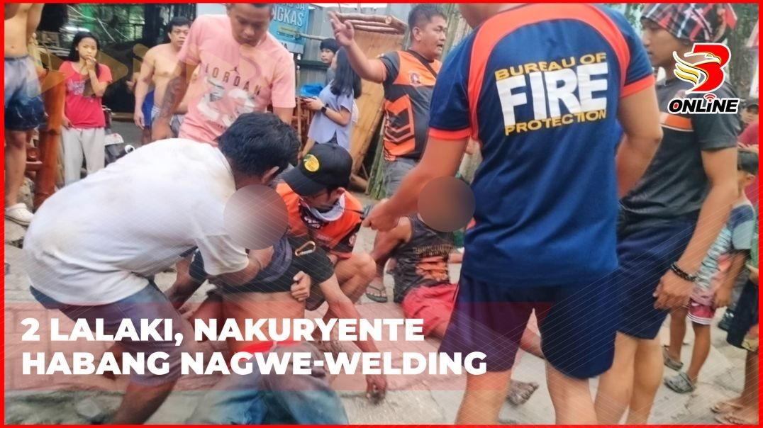 2 lalaki, nakuryente habang nagwe-welding