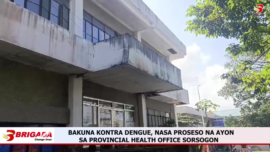⁣BAKUNA KONTRA DENGUE, NASA PROSESO NA AYON SA PROVINCIAL HEALTH OFFICE SORSOGON