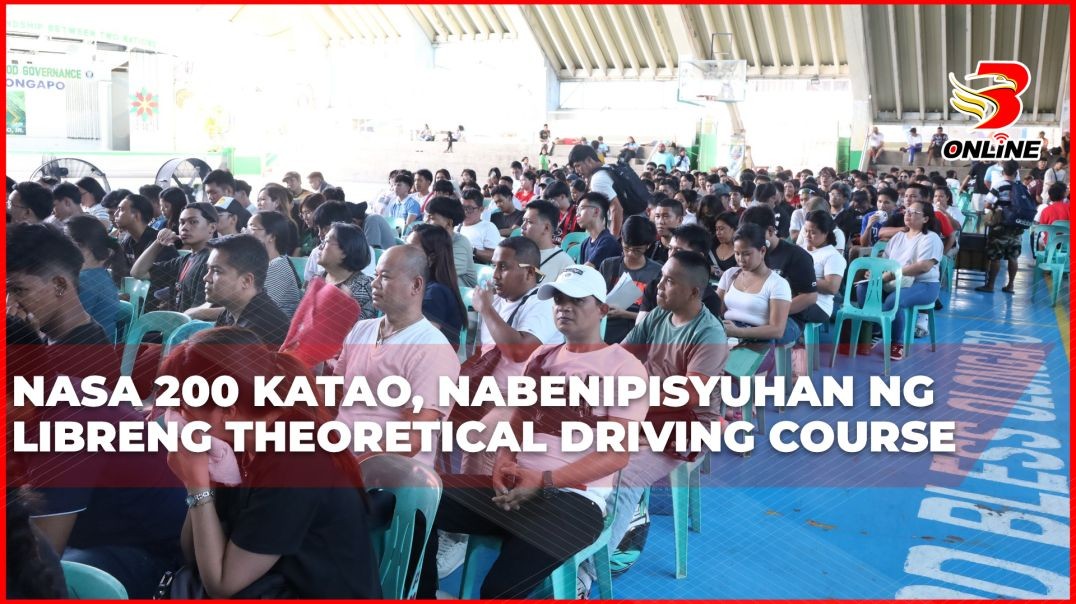 ⁣Nasa 200 katao, nabenipisyuhan ng libreng theoretical driving course