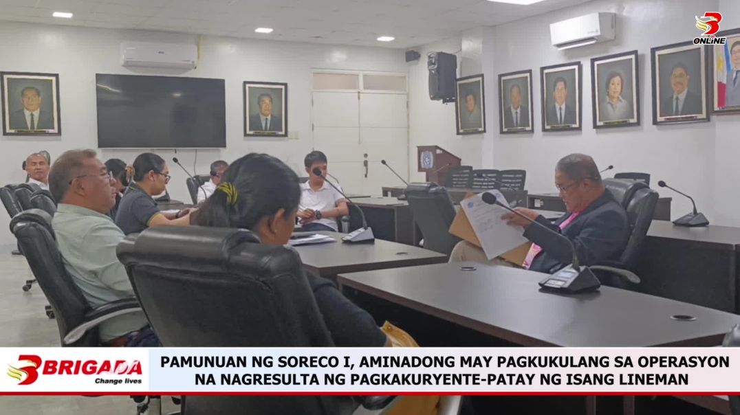 ⁣PAMUNUAN NG SORECO I, AMINADONG MAY PAGKUKULANG SA OPERASYON NA NAGRESULTA NG PAGKAKURYENTE-PATAY NG
