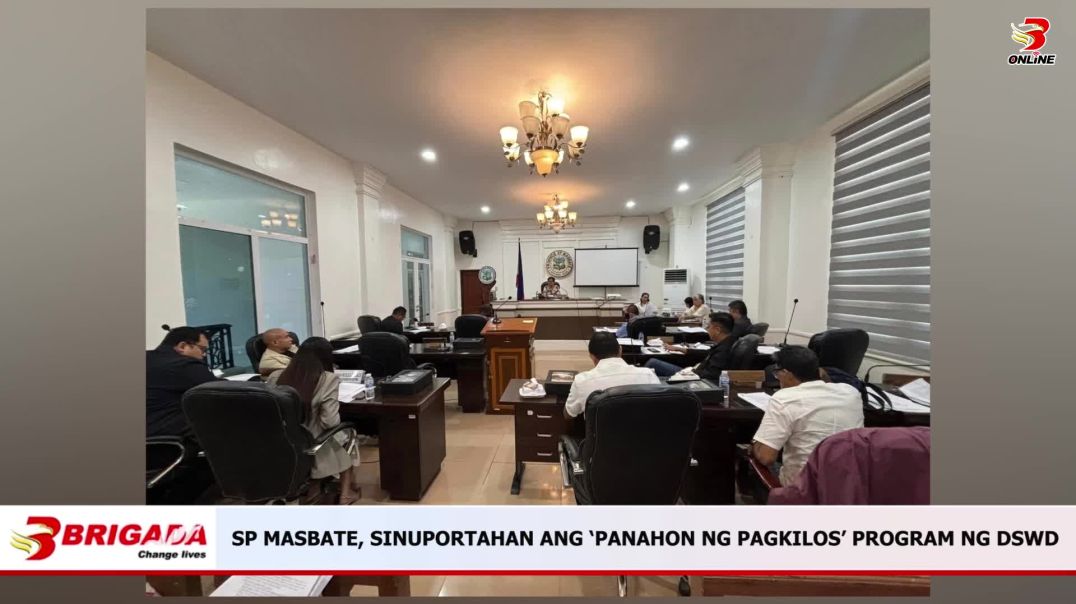 ⁣SP MASBATE, SINUPORTAHAN ANG ‘PANAHON NG PAGKILOS’ PROGRAM NG DSWD