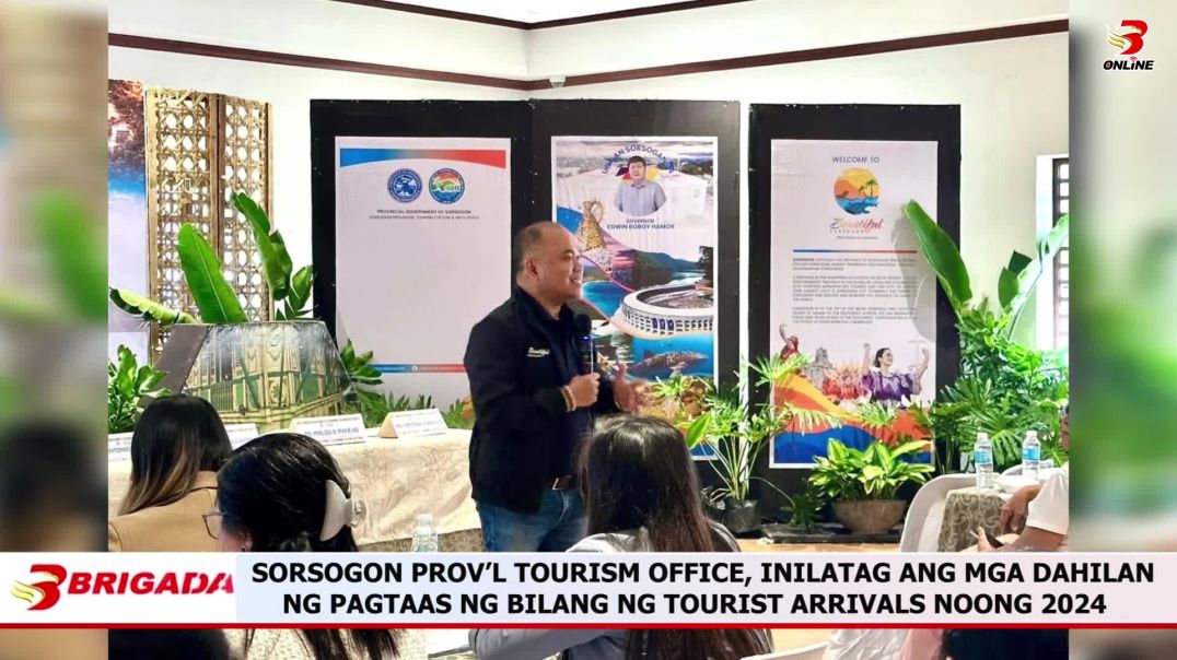⁣SORSOGON PROV’L TOURISM OFFICE, INILATAG ANG MGA DAHILAN NG PAGTAAS NG BILANG NG TOURIST ARRIVALS NO