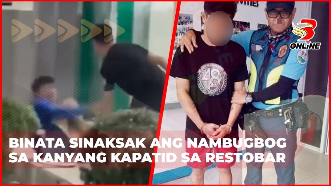 Binata sinaksak ang nambugbog sa kanyang kapatid sa restobar