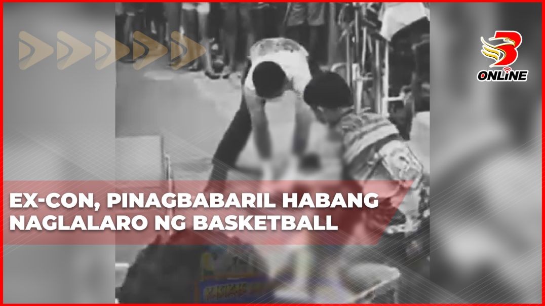 ⁣Ex-con, pinagbabaril habang naglalaro ng basketball
