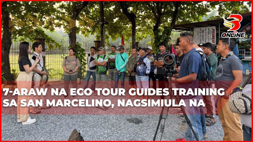 ⁣7-araw na Eco Tour Guides Training sa San Marcelino, nagsimiula na