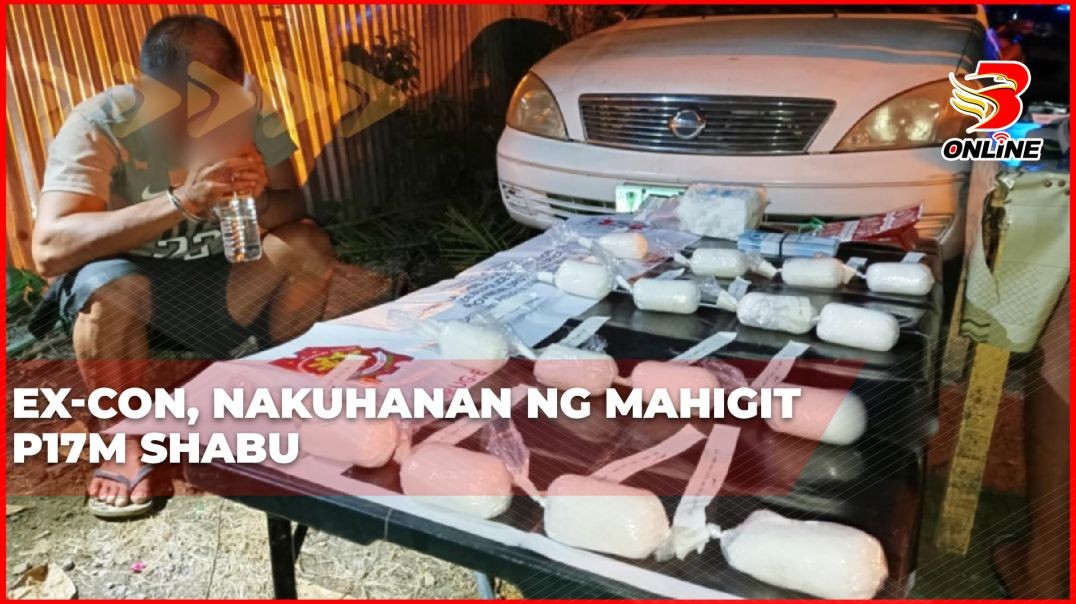 Ex-con, nakuhanan ng mahigit P17M shabu