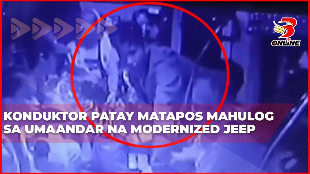 Konduktor patay matapos mahulog sa umaandar na modernized jeep